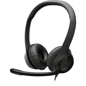 Logitech H390 USB Zestaw słuchawkowy Przewodowa Opaska na głowę Połączenia/muzyka USB Typu-A Czarny
