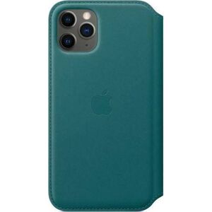 Apple Skórzane etui folio do iPhone 11 Pro pawie pióro
