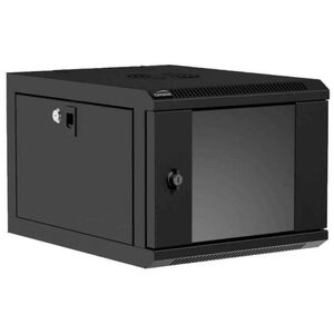 Caymon CAYMON NPR404/B Επίτοιχο ντουλάπι rack 9,5”/10,5” 4U, βάθος 420 mm, μαύρο 13332376 5414795041639