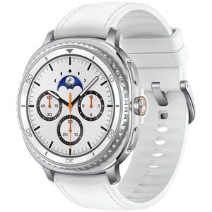 Samsung Galaxy Watch 8 Classic 3,3 cm (1.3") AMOLED 46 mm Cyfrowy 438 x 438 px Ekran dotykowy Srebrny Wi-Fi GPS
