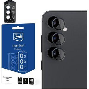 Ochrona na obiektyw aparatu 3MK Lens      Protection Pro Black do Samsung Galaxy S25/S24 FE czarny/black