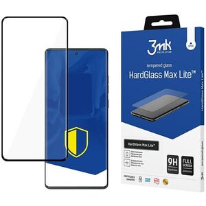 Szkło hartowane 3MK HardGlass Max Lite   do Motorola Moto G85 czarny
