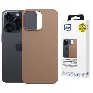 Etui 3MK Hardy MagSilicone do Apple      iPhone 14 Pro Max ciemnozłoty