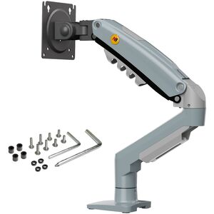 F80-XV Lake Blue Solidny Ergonomiczny Uchwyt do Monitora 17&apos|-30&apos| Regulacja 3D VESA PIVOT