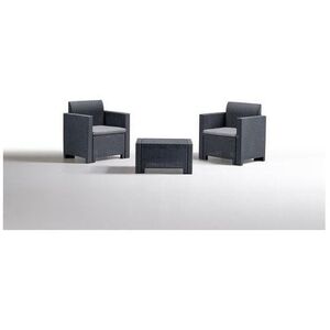 Σετ επίπλων κήπου Set Nebraska Terrace γκρι 8003723490730