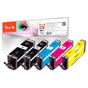 Tusz PEACH PI100-302 Canon PGI-570XL/CLI-571XL MultiPack | bk, pbk, c, m, y