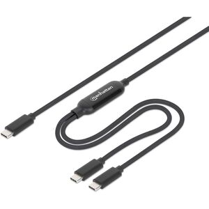 Manhattan 355810 kabel USB 2 m USB C 2 x USB C Czarny