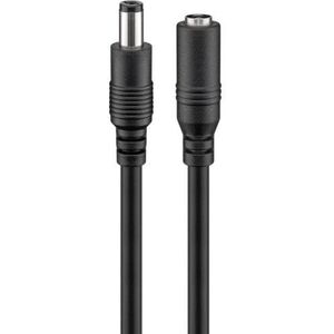 Kabel przedłużający DC, 1,5 m, czarny - Długość kabla 1.5 m
