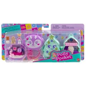 Polly Pocket Świąteczny zestaw kompaktowy 2-pak