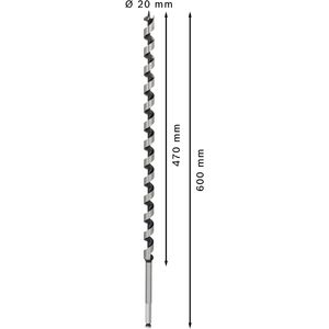 Τρυπάνι ελικοειδές 20X470X600 mm