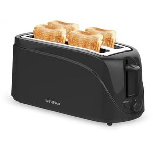ORAVA HR-108 B topinkovač, 1200 W, 4 topinky, rozmrazování, automatické vypnutí, světelná signalizace
