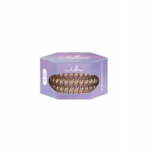 Spiralinės plaukų gumytės Invisibobble Slim Premium Bronze me Pretty, 3 vnt.