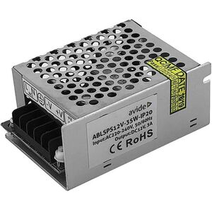 Τροφοδοτικό για λωρίδες LED AVIDE, IP20, 12V, 35W, αλουμίνιο
