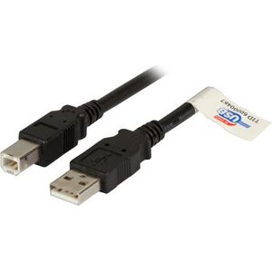 Kabel USB EFB USB-A - USB-B 1 m Czarny (K5256SW.1)