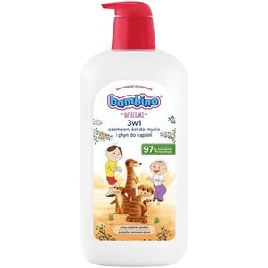 Bambino Dzieciaki 3w1 szampon żel pod prysznic i płyn do kąpieli Surykatki 1000ml
