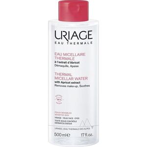 Urgo Uriage, Termalna Woda Micelarna do skóry wrażliwej z ekstraktem z moreli, 500 ml - Długi termin ważności!