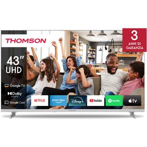 TV SET LCD 43" QLED 4K/WHITE 43UG4S14W THOMSON