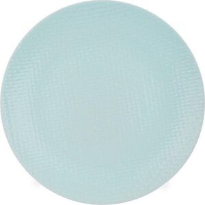 Orion Talerz deserowy płaski ceramiczny pastelowy RELIEF 21 cm zielony