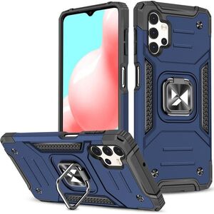 Hurtel Wozinsky Ring Armor pancerne hybrydowe etui pokrowiec + magnetyczny uchwyt Samsung Galaxy A23 niebieski