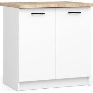 Fabryka Mebli Akord Szafka kuchenna Oliwia S 80cm 2D biała