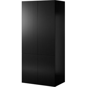 Triton Szafa PAFOS 2D 90x55,5x198,5 czarny mat