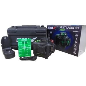 DEDRA MULTILASER 3D, ZIELONY, DIODY SHARP 3x360