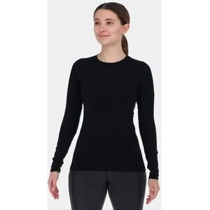 Γυναικεία μπλούζα χωρίς κουκούλα Inov-8 Merino Μακρυμάνικο T-Shirt - μαύρο