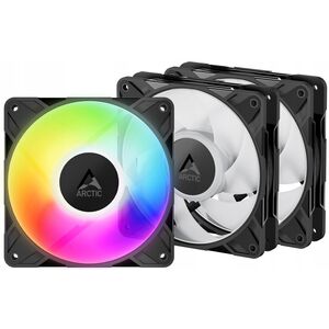 Wentylator Arctic P14 Pro ARGB PWM PST Black 140mm, zestaw 3szt (ACFAN00320A)