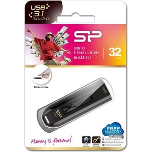 Pendrive Silicon Power Blaze B21, 32 GB  (SP032GBUF3B21V1K)