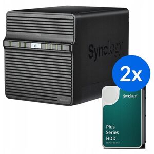 Synology DS423 /4T | 4-θέσεων διακομιστής NAS με συνολική χωρητικότητα 4TB, Tower