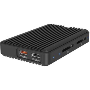 ICY BOX IB-CR602M-C31 M.2 NVMe/SATA SSD case with cardreaderr 2x SD 4.0
