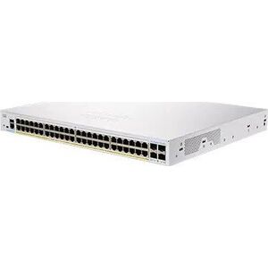 Cisco switch CBS250-48PP-4G, 48xGbE RJ45, 4xSFP, PoE+, 195W (CBS25048PP4GEURF)