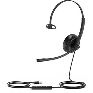 Yealink UH34 SE Mono UC USB-A Zestaw słuchawkowy Przewodowa Opaska na głowę Połączenia/muzyka USB Typu-A Czarny
