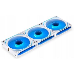 Lian Li UNI FAN SL-INF 120 ARGB Reverse Blade PWM Lüfter, 3er Pack inkl. Controller - 120mm, weiß