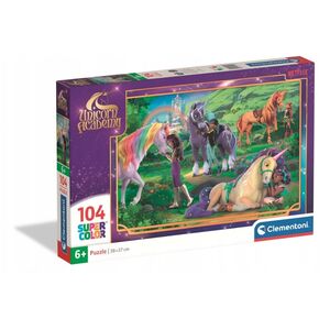 CLE puzzle 104 SuperKolor UnicornAcademy 25093