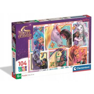 CLE puzzle 104 SuperKolor UnicornAcademy 25094