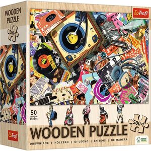 Trefl Puzzle drewniane W świecie muzyki 501 elementów (20221)