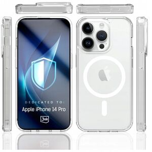 Etui Armor MagCase do iPhone 14 Pro MagSafe przezroczysty