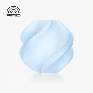 Filament Bambu Lab PLA Translucent 1,75mm 1kg - w zestawie z wielorazową szpulą - Ice Blue}