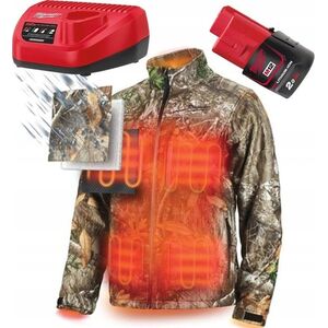 Kurtka męska Milwaukee MILWAUKEE.HEATING JACKET M12HJCAMO6-0(XXL) CAMO