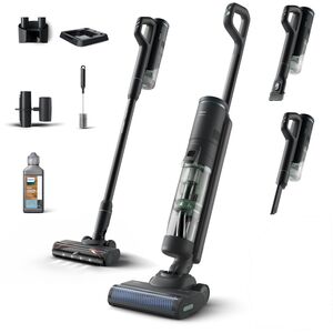 Philips 7000 series XW7263/11 okurzacz na kiju/szczotka elektryczna Odkurzacz stojący 2 w 1 Bateria Suchy i Mokry Bez worka 0,45 l Szary