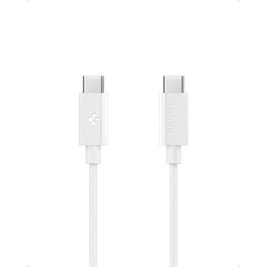 BIAŁY KABEL SPIGEN USB C 1M SZYBKIE ŁADOWANIE, Odporny, Wytrzymały, PD 60W