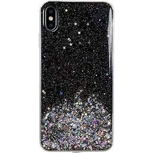 Wozinsky Wozinsky Star Glitter błyszczące etui pokrowiec z brokatem Samsung Galaxy S21+ 5G (S21 Plus 5G) czarny