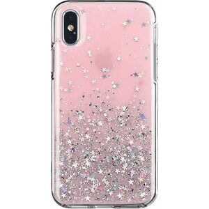 Wozinsky Wozinsky Star Glitter błyszczące etui pokrowiec z brokatem Samsung Galaxy S21+ 5G (S21 Plus 5G) różowy
