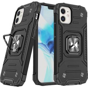 Wozinsky Wozinsky Ring Armor etui iPhone 14 pancerny hybrydowy pokrowiec + magnetyczny uchwyt czarny