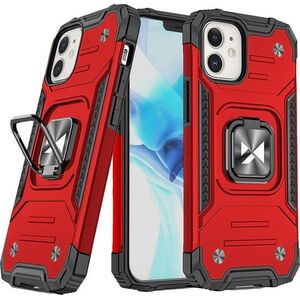 Wozinsky Wozinsky Ring Armor etui iPhone 14 pancerny pokrowiec uchwyt magnetyczny ring czerwone