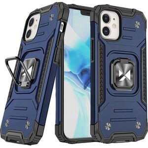 Wozinsky Wozinsky Ring Armor etui iPhone 14 Plus pancerny pokrowiec uchwyt magnetyczny ring niebieskie