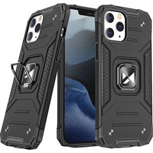 Wozinsky Wozinsky Ring Armor etui iPhone 14 Pro Max pancerny hybrydowy pokrowiec + magnetyczny uchwyt czarny