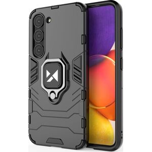 Wozinsky Wozinsky Ring Armor etui Samsung Galaxy S23 pancerny pokrowiec uchwyt magnetyczny ring czarne
