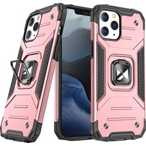 Wozinsky Wozinsky Ring Armor pancerne hybrydowe etui pokrowiec + magnetyczny uchwyt iPhone 13 różowy